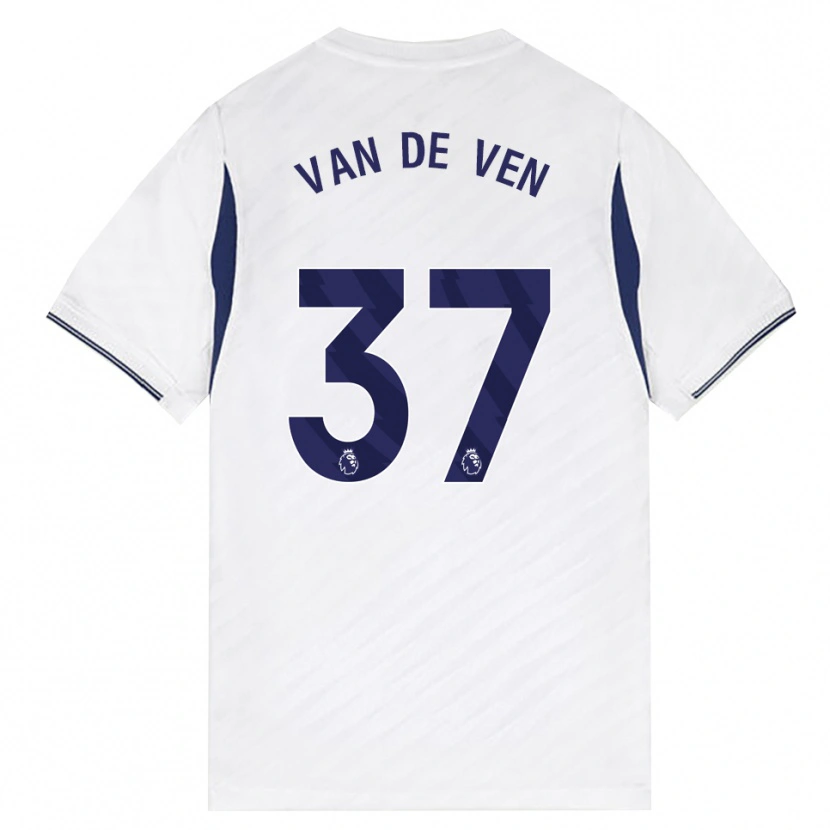 Danxen Criança Camisola Micky Van De Ven #37 Branco Vermelho Roxo Principal 2026/27 Camisa Brasil