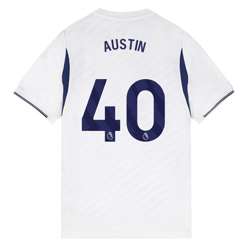 Danxen Criança Camisola Brandon Austin #40 Branco Vermelho Roxo Principal 2026/27 Camisa Brasil