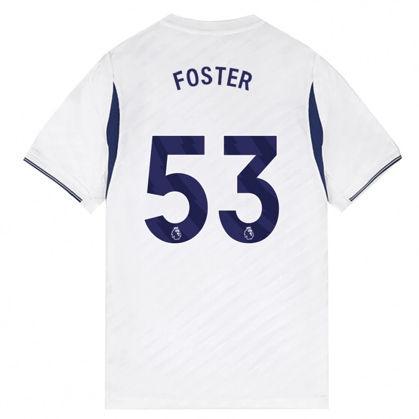 Danxen Criança Camisola Brooklyn Lyons Foster #53 Branco Vermelho Roxo Principal 2026/27 Camisa Brasil