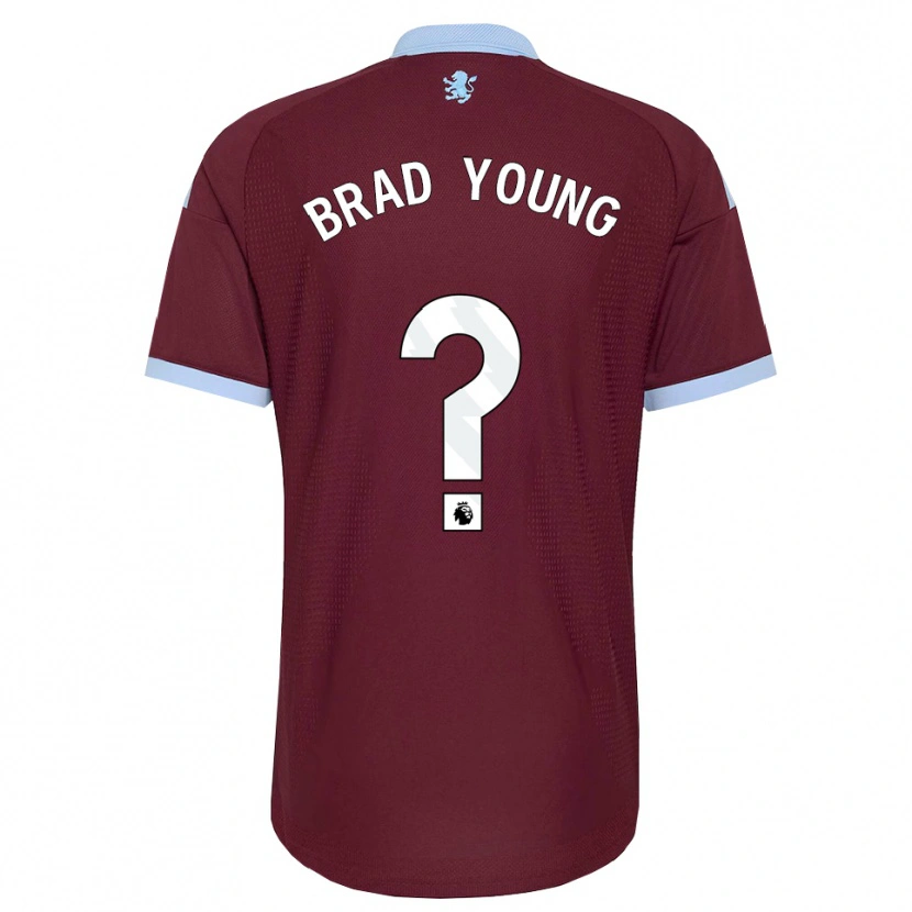Danxen Criança Camisola Brad Young #0 Cornflowerblue Borgonha Principal 2026/27 Camisa Brasil