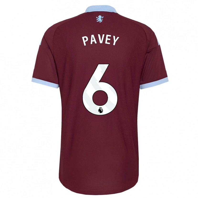 Danxen Criança Camisola Charlie Pavey #6 Cornflowerblue Borgonha Principal 2026/27 Camisa Brasil