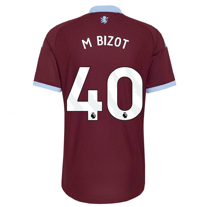 Danxen Criança Camisola Marco Bizot #40 Cornflowerblue Borgonha Principal 2026/27 Camisa Brasil