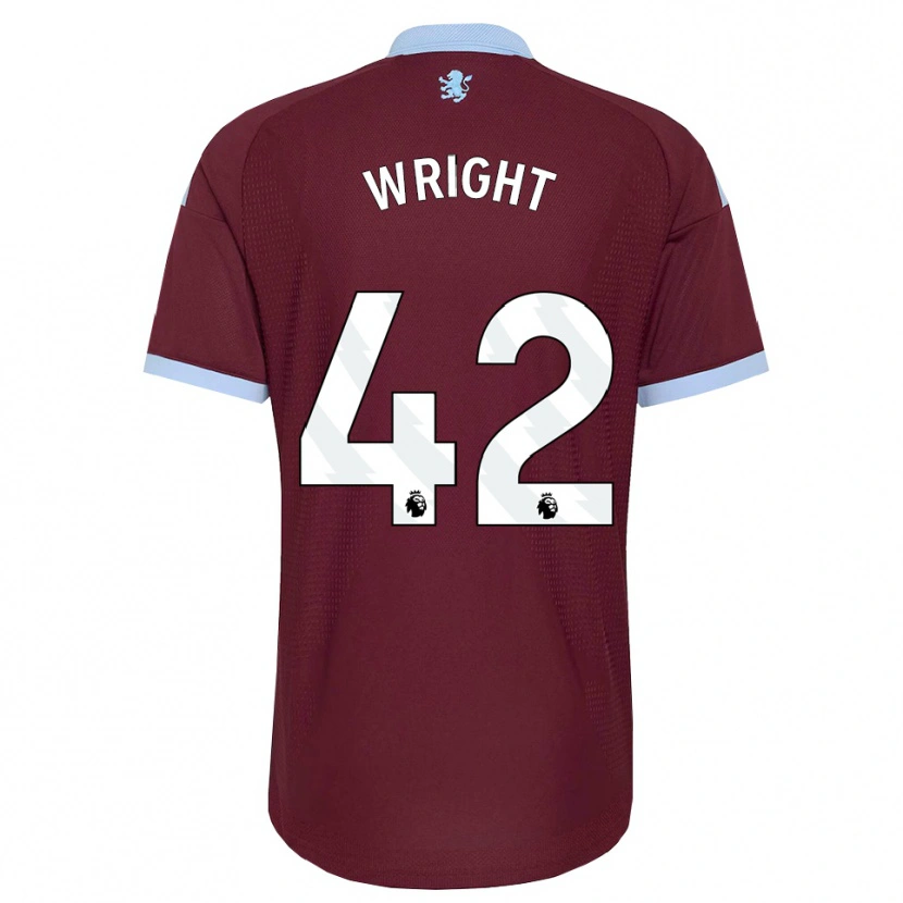 Danxen Criança Camisola James Wright #42 Cornflowerblue Borgonha Principal 2026/27 Camisa Brasil