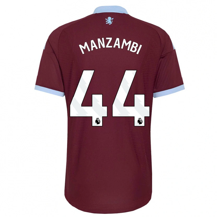 Danxen Criança Camisola Johan Manzambi #44 Cornflowerblue Borgonha Principal 2026/27 Camisa Brasil