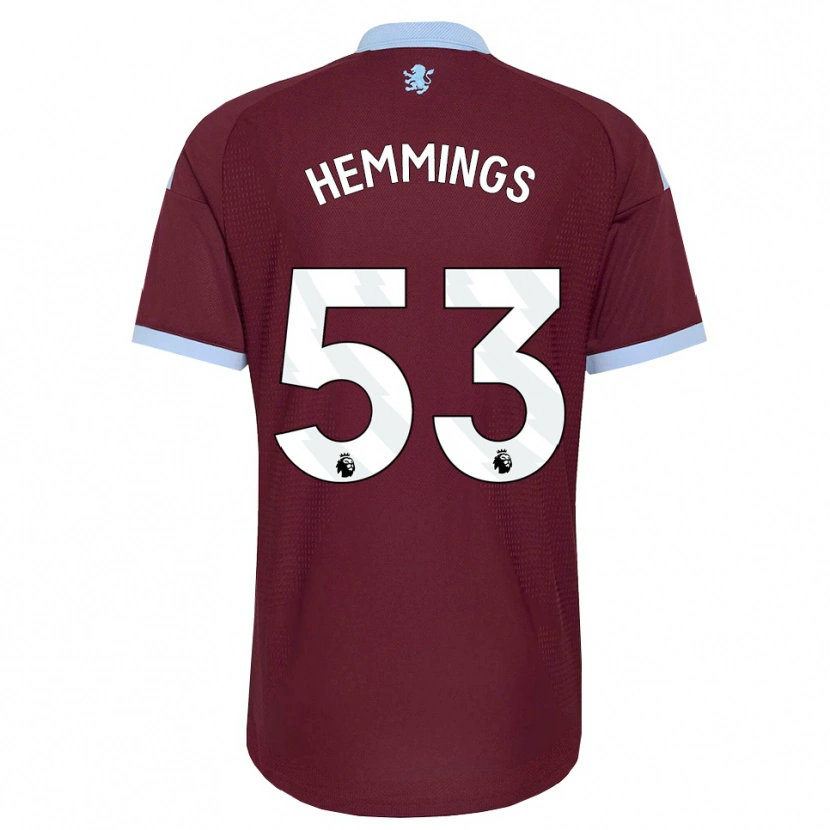 Danxen Criança Camisola George Hemmings #53 Cornflowerblue Borgonha Principal 2026/27 Camisa Brasil