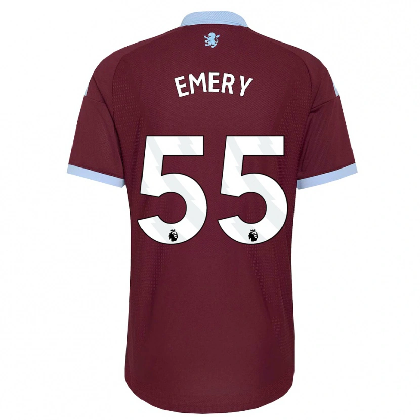 Danxen Criança Camisola Lander Emery #55 Cornflowerblue Borgonha Principal 2026/27 Camisa Brasil
