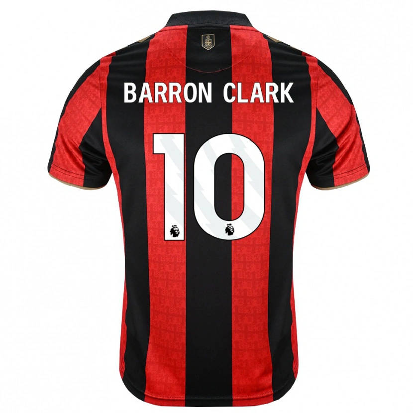 Danxen Criança Camisola Molly Barron-Clark #10 Goldenrod Vermelho Preto Principal 2026/27 Camisa Brasil