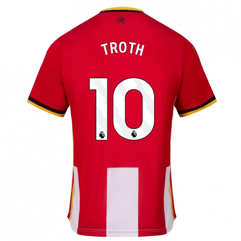 Danxen Criança Camisola Sophie Troth #10 Amarelo Preto Vermelho Principal 2026/27 Camisa Brasil