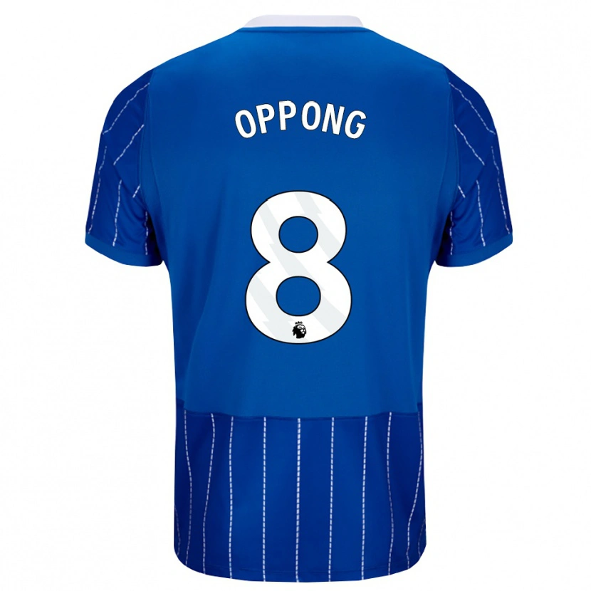 Danxen Criança Camisola Raffaele Oppong #8 Mediumblue Branco Principal 2026/27 Camisa Brasil