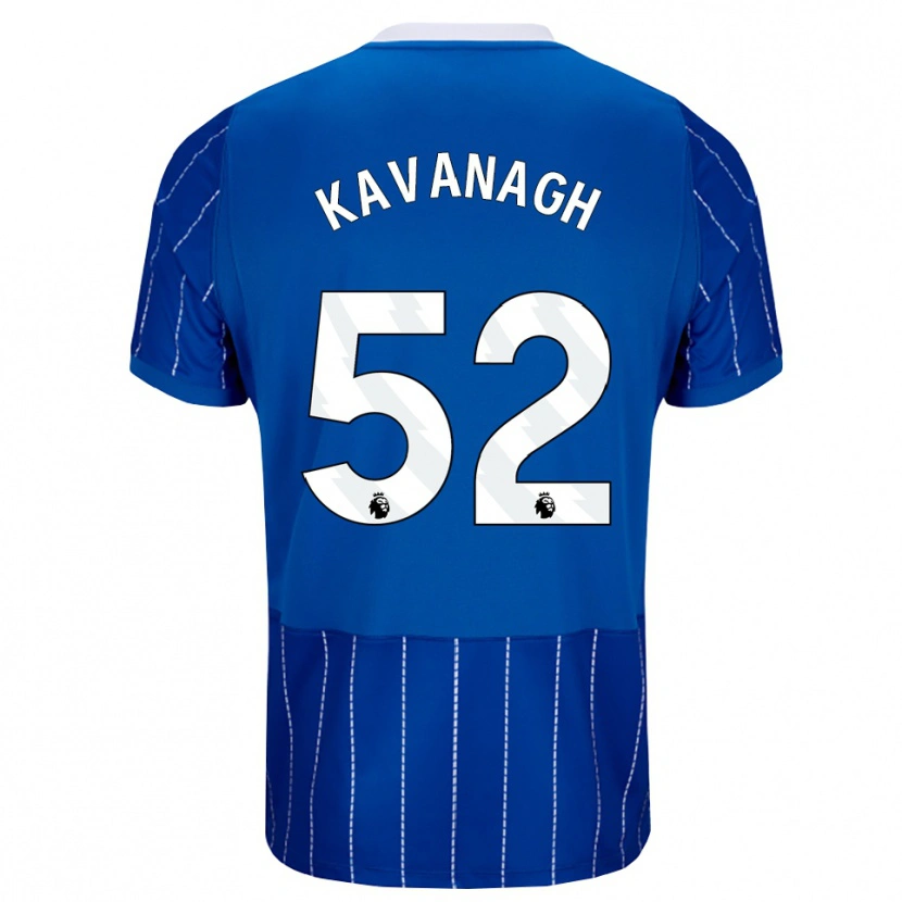 Danxen Criança Camisola Leigh Kavanagh #52 Mediumblue Branco Principal 2026/27 Camisa Brasil