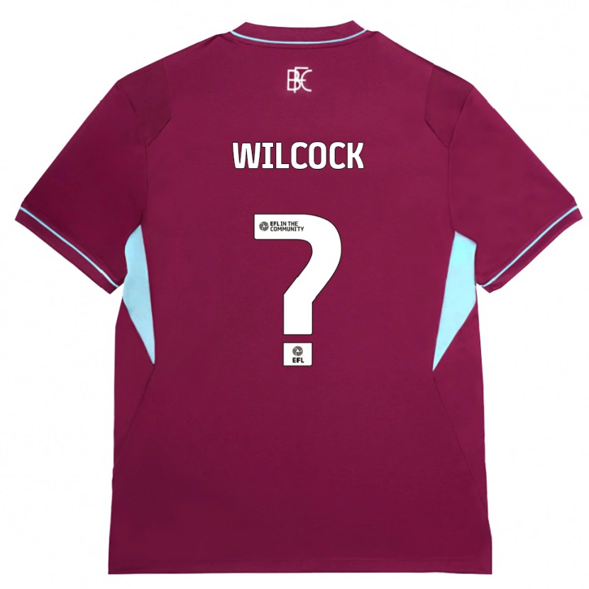 Danxen Criança Camisola Joseph Wilcock #0 Borgonha Verde Principal 2026/27 Camisa Brasil