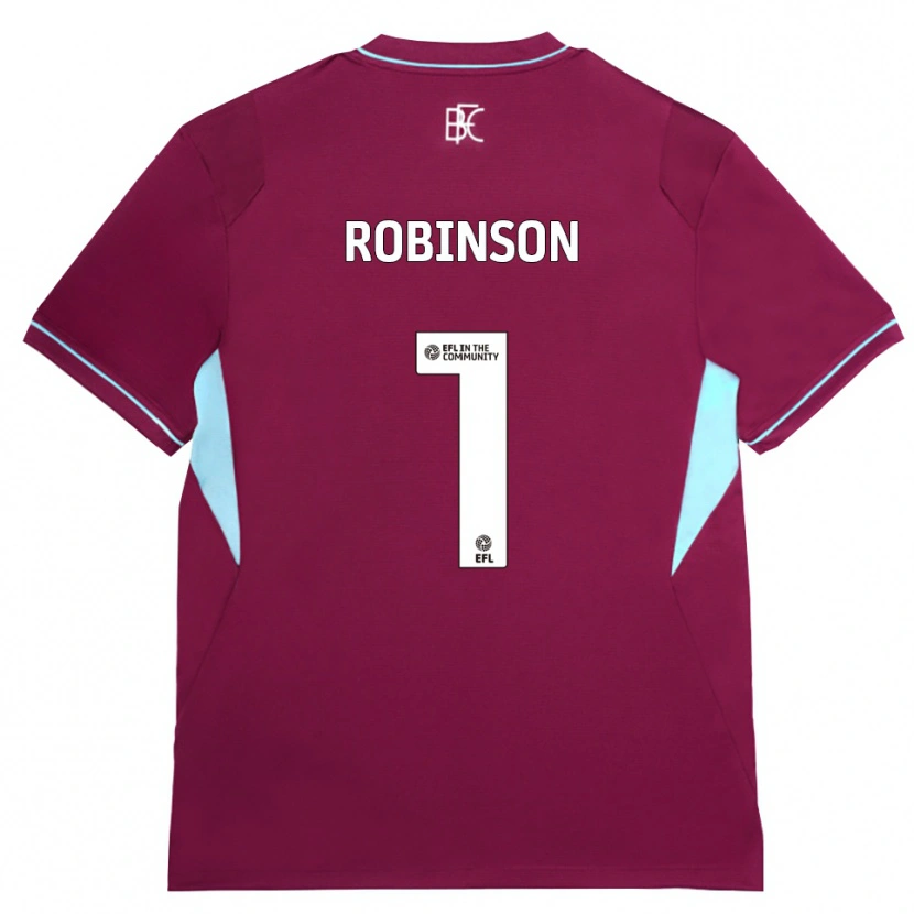Danxen Criança Camisola Jack Robinson #1 Borgonha Verde Principal 2026/27 Camisa Brasil