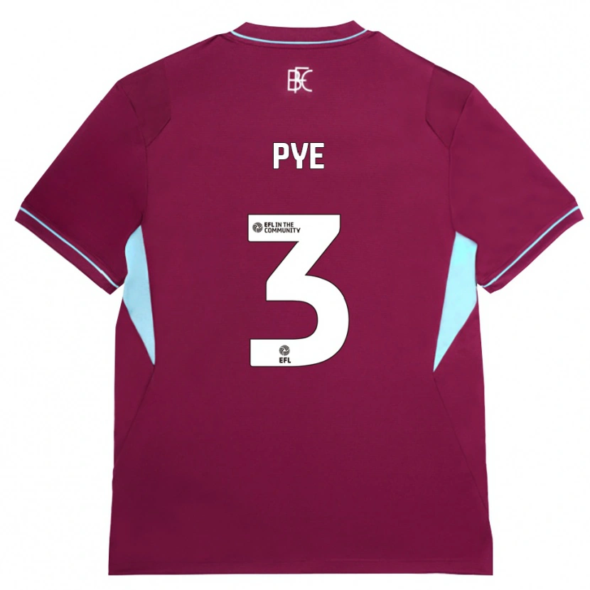 Danxen Criança Camisola Logan Pye #3 Borgonha Verde Principal 2026/27 Camisa Brasil