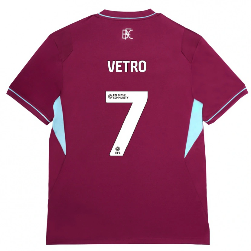 Danxen Criança Camisola Julien Vetro #7 Borgonha Verde Principal 2026/27 Camisa Brasil