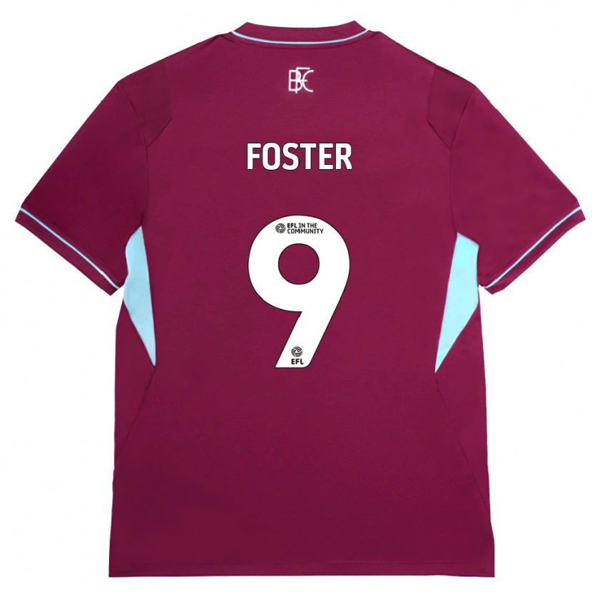 Danxen Criança Camisola Lyle Foster #9 Borgonha Verde Principal 2026/27 Camisa Brasil