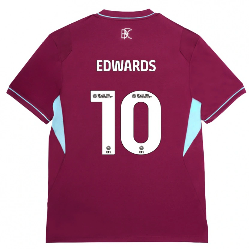 Danxen Criança Camisola Marcus Edwards #10 Borgonha Verde Principal 2026/27 Camisa Brasil