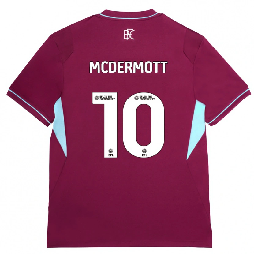 Danxen Criança Camisola Tommy Mcdermott #10 Borgonha Verde Principal 2026/27 Camisa Brasil