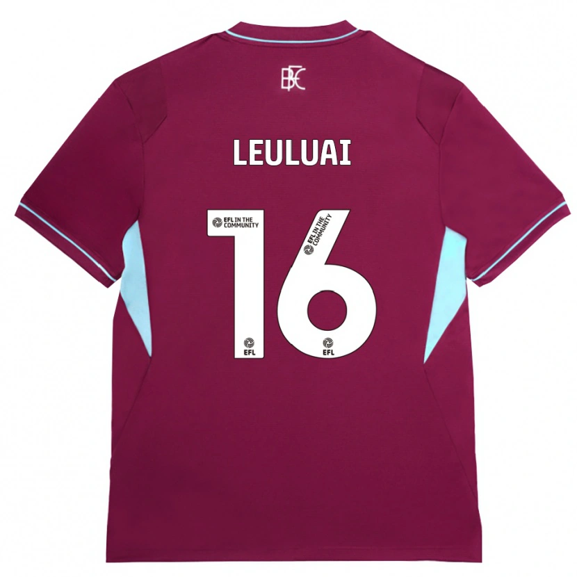 Danxen Criança Camisola Marley Leuluai #16 Borgonha Verde Principal 2026/27 Camisa Brasil