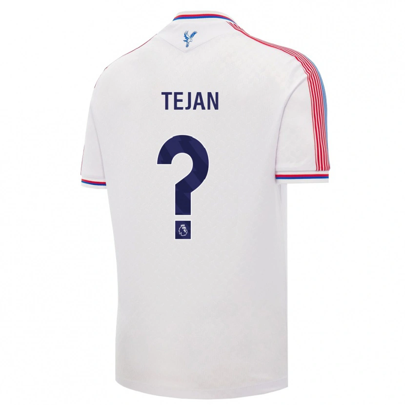 Danxen Criança Camisola Malik Tejan #0 Branco Vermelho Azul Principal 2026/27 Camisa Brasil