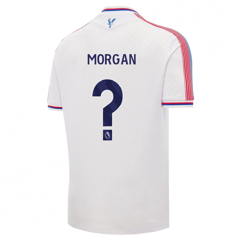 Danxen Criança Camisola Aiden Morgan #0 Branco Vermelho Azul Principal 2026/27 Camisa Brasil