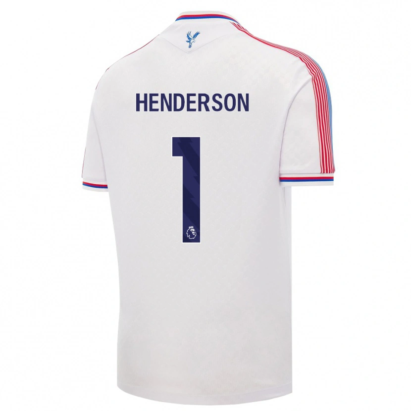 Danxen Criança Camisola Dean Henderson #1 Branco Vermelho Azul Principal 2026/27 Camisa Brasil