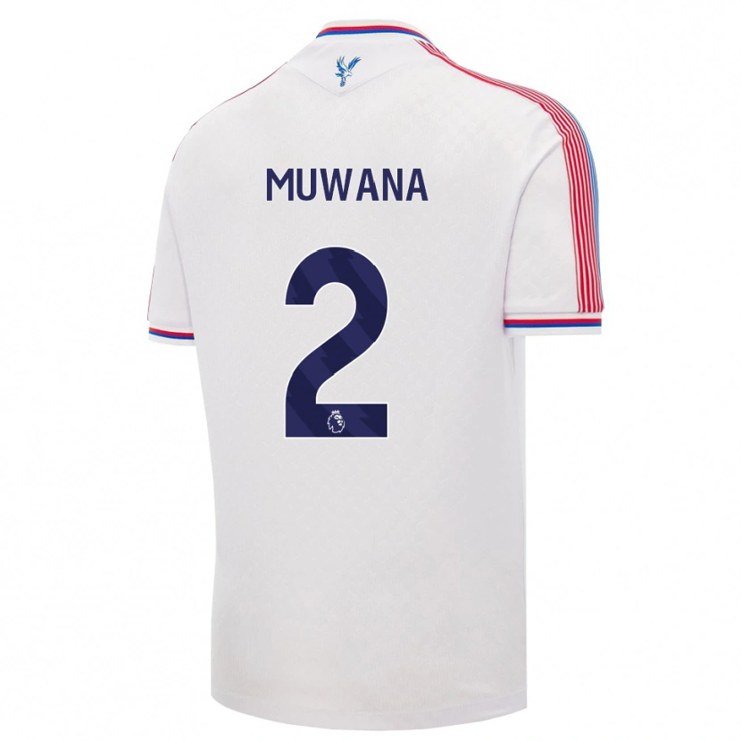 Danxen Criança Camisola Joshua Muwana #2 Branco Vermelho Azul Principal 2026/27 Camisa Brasil