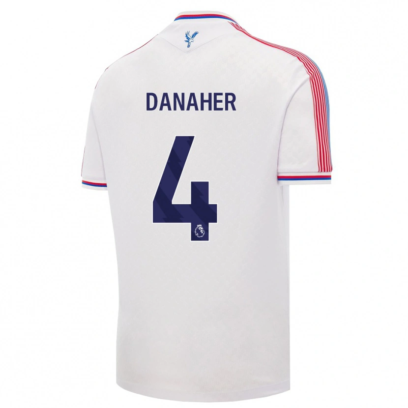 Danxen Criança Camisola Euan Danaher #4 Branco Vermelho Azul Principal 2026/27 Camisa Brasil