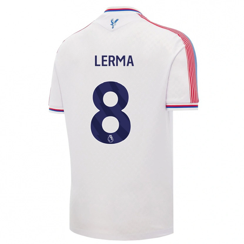 Danxen Criança Camisola Jefferson Lerma #8 Branco Vermelho Azul Principal 2026/27 Camisa Brasil