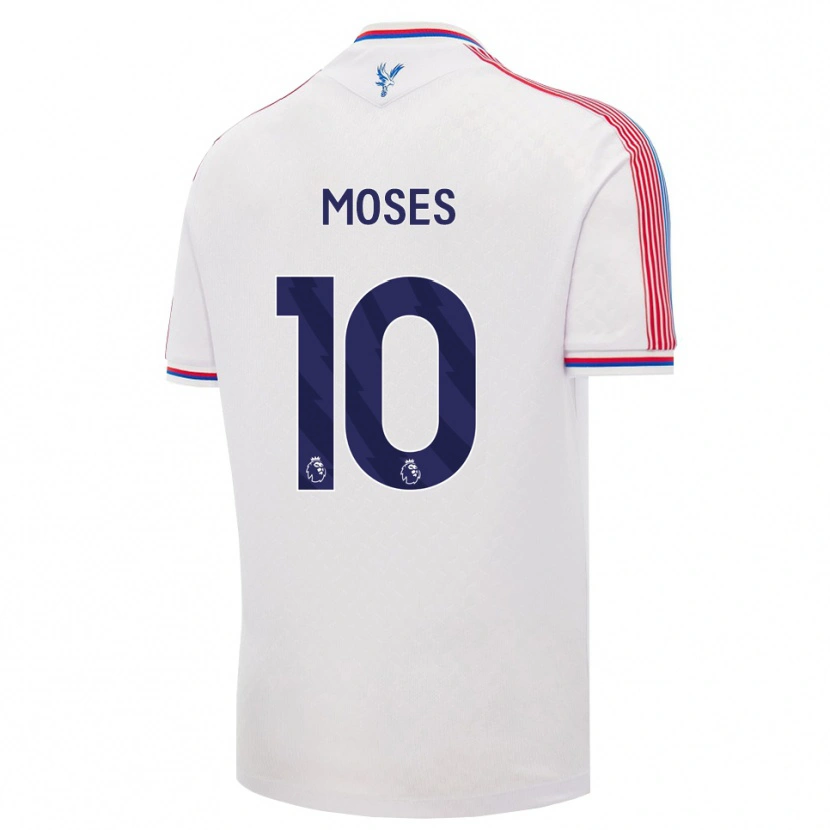 Danxen Criança Camisola Kayden Moses #10 Branco Vermelho Azul Principal 2026/27 Camisa Brasil