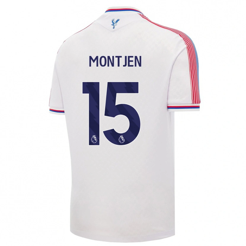 Danxen Criança Camisola David Angibeaud #15 Branco Vermelho Azul Principal 2026/27 Camisa Brasil