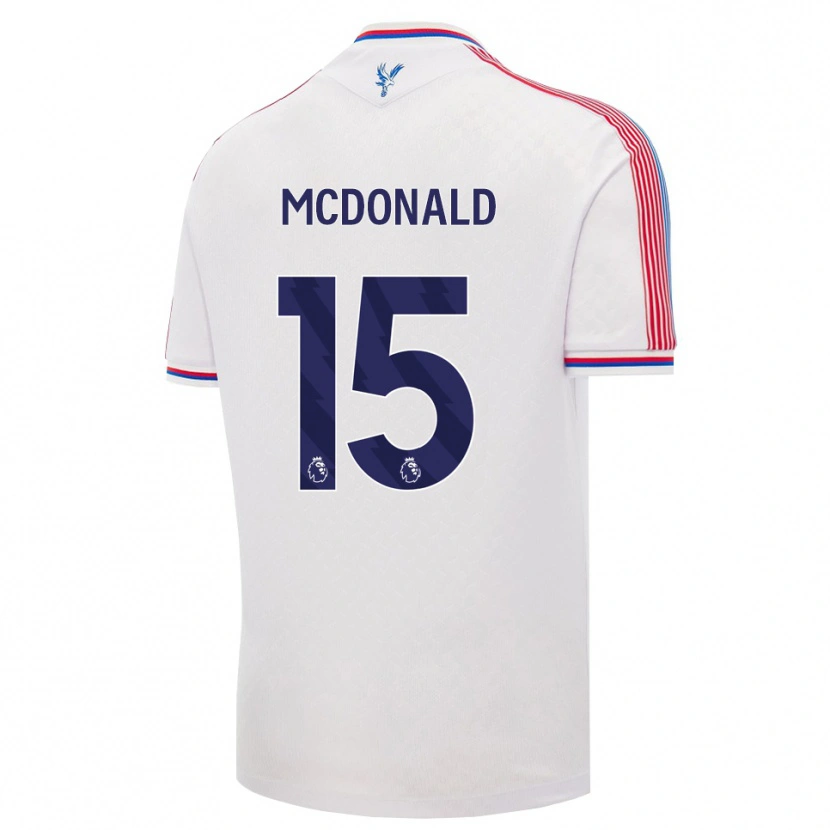 Danxen Criança Camisola Jayden Mcdonald #15 Branco Vermelho Azul Principal 2026/27 Camisa Brasil