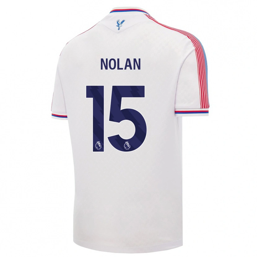 Danxen Criança Camisola Hayley Nolan #15 Branco Vermelho Azul Principal 2026/27 Camisa Brasil