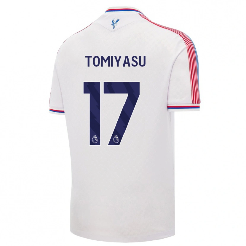 Danxen Criança Camisola Takehiro Tomiyasu #17 Branco Vermelho Azul Principal 2026/27 Camisa Brasil
