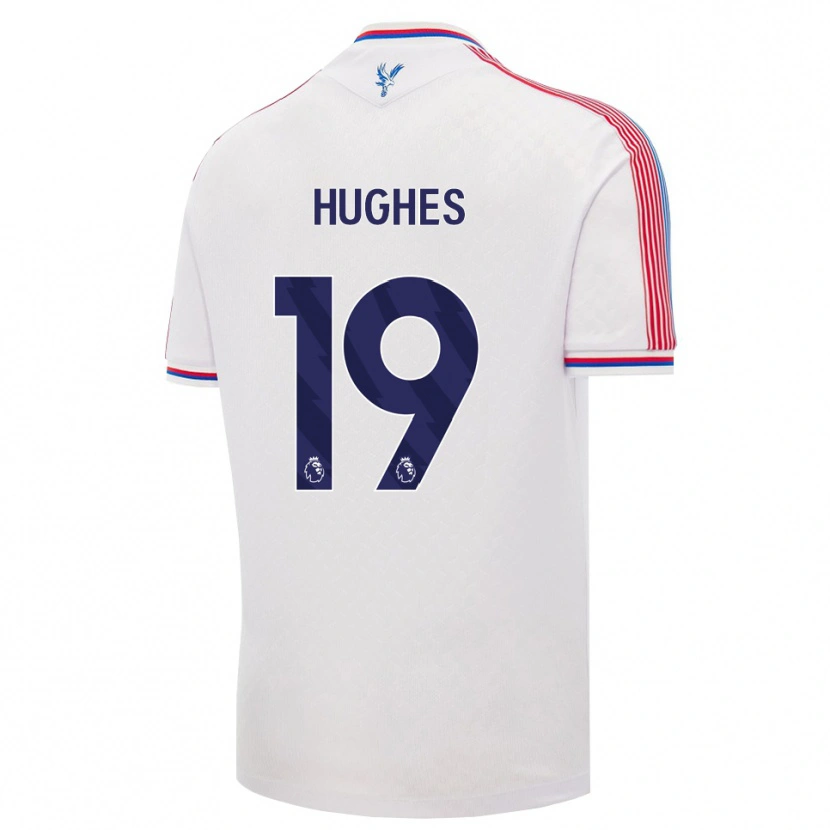 Danxen Criança Camisola Will Hughes #19 Branco Vermelho Azul Principal 2026/27 Camisa Brasil