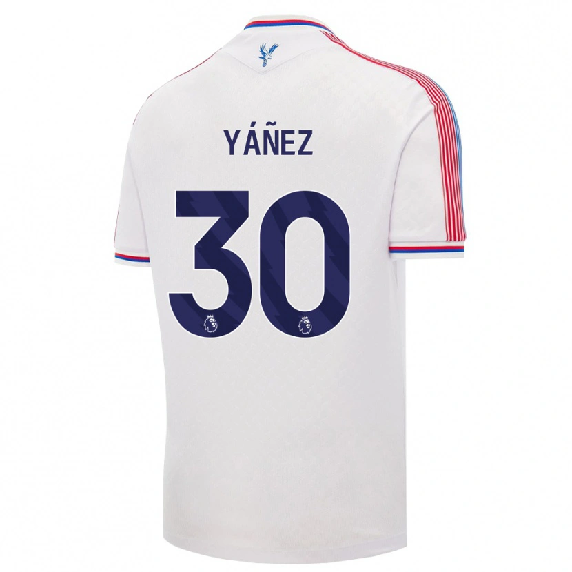 Danxen Criança Camisola Shae Yáñez #30 Branco Vermelho Azul Principal 2026/27 Camisa Brasil