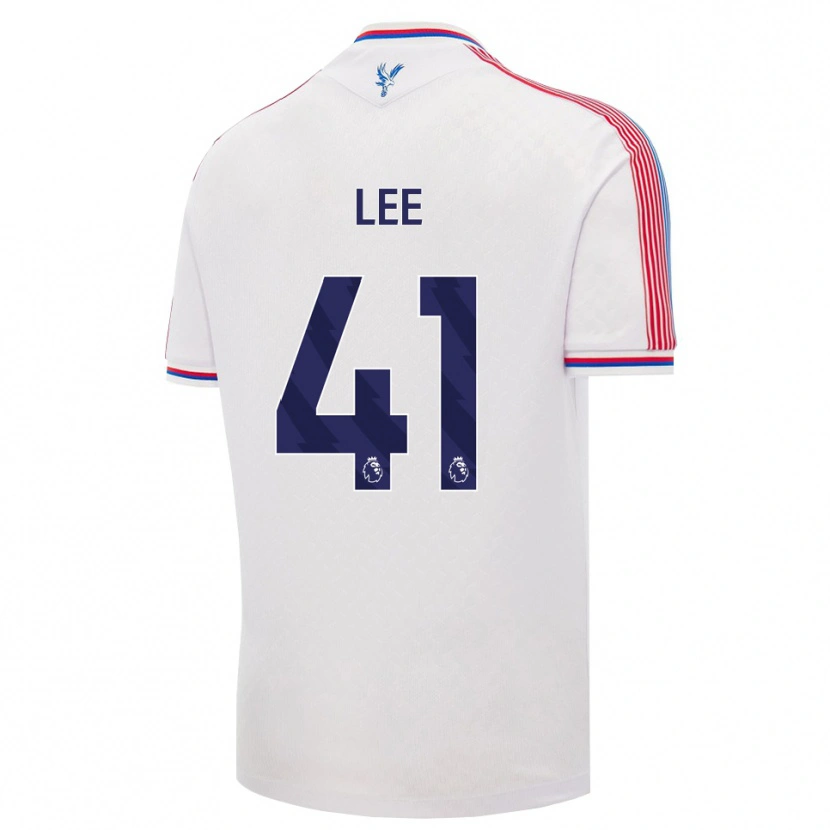 Danxen Criança Camisola Harry Lee #41 Branco Vermelho Azul Principal 2026/27 Camisa Brasil