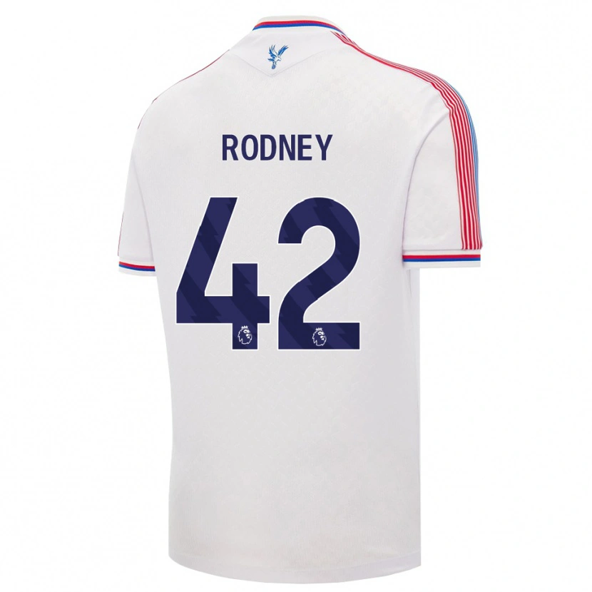 Danxen Criança Camisola Kaden Rodney #42 Branco Vermelho Azul Principal 2026/27 Camisa Brasil