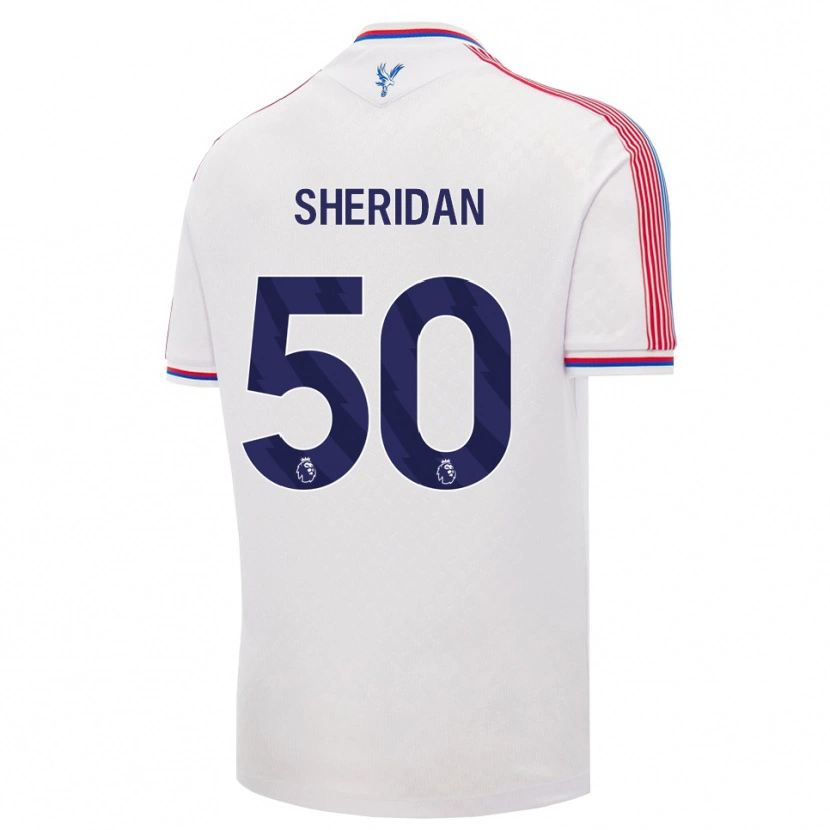 Danxen Criança Camisola Joe Sheridan #50 Branco Vermelho Azul Principal 2026/27 Camisa Brasil