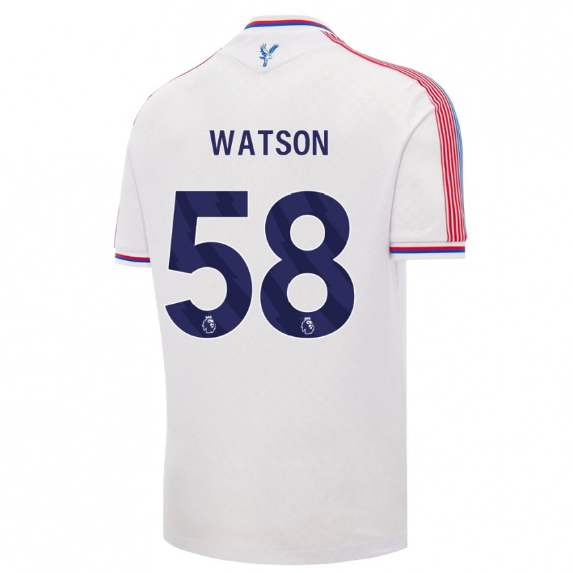 Danxen Criança Camisola Noah Watson #58 Branco Vermelho Azul Principal 2026/27 Camisa Brasil