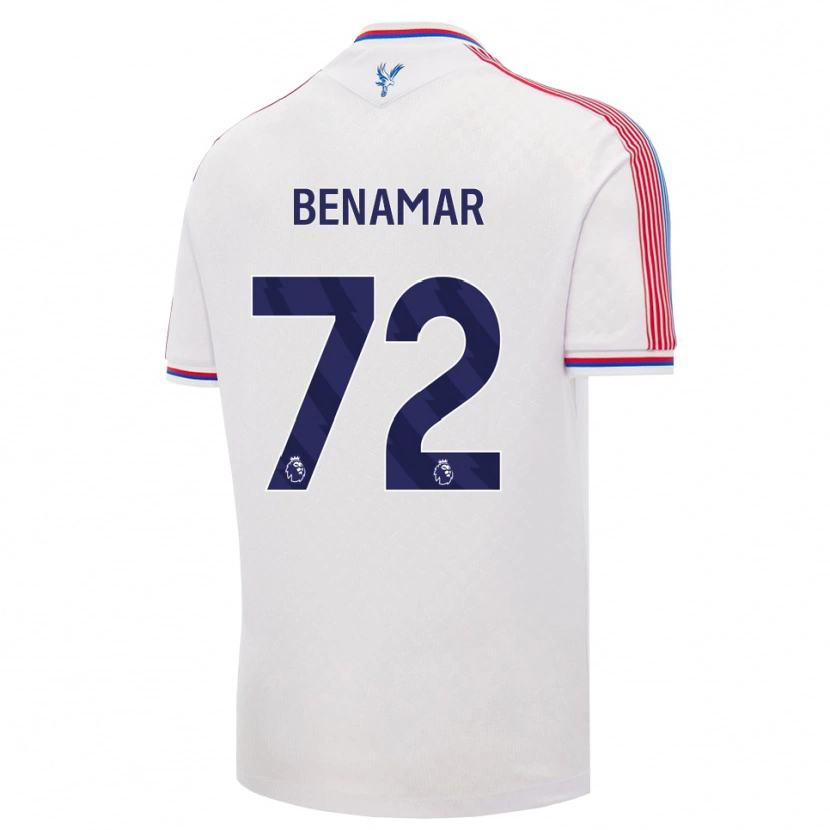 Danxen Criança Camisola Dean Benamar #72 Branco Vermelho Azul Principal 2026/27 Camisa Brasil