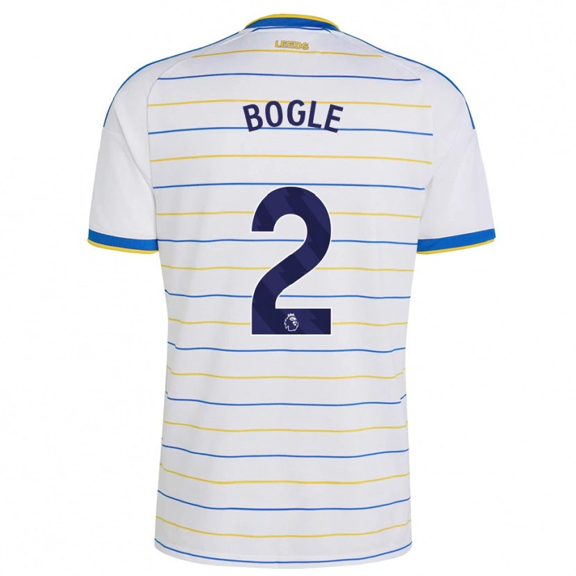 Danxen Criança Camisola Jayden Bogle #2 Vermelho Amarelo Azul Principal 2026/27 Camisa Brasil