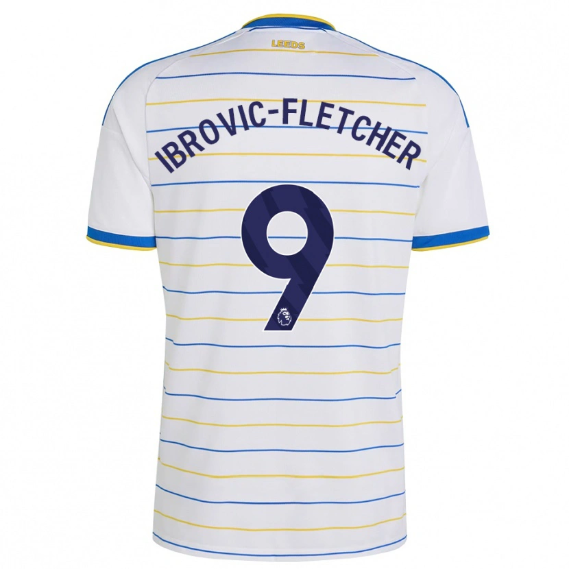 Danxen Criança Camisola Edward Ibrovic-Fletcher #9 Vermelho Amarelo Azul Principal 2026/27 Camisa Brasil