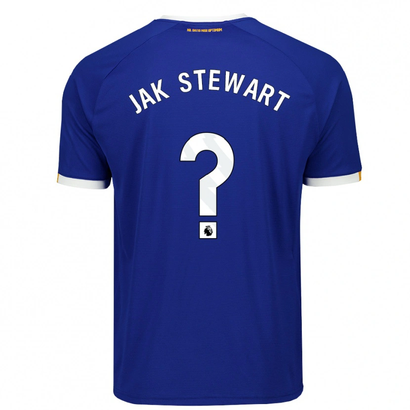 Danxen Criança Camisola Jak Stewart #0 Azul Branco Amarelo Principal 2026/27 Camisa Brasil