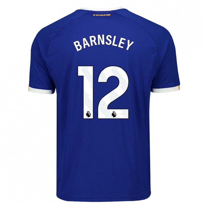 Danxen Criança Camisola Fraser Barnsley #12 Azul Branco Amarelo Principal 2026/27 Camisa Brasil