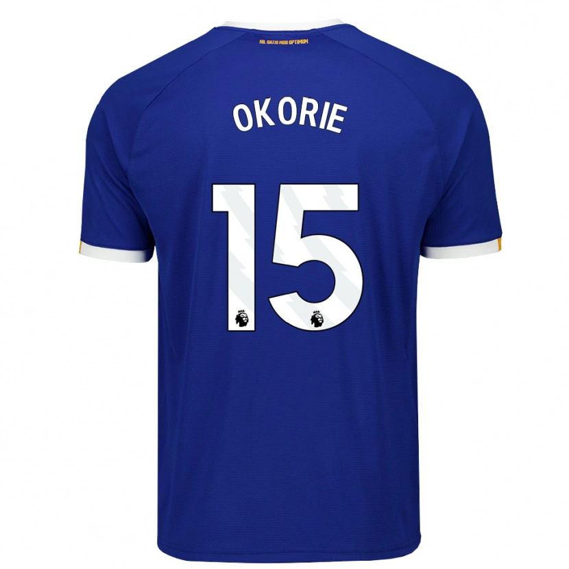 Danxen Criança Camisola Levi Okorie #15 Azul Branco Amarelo Principal 2026/27 Camisa Brasil