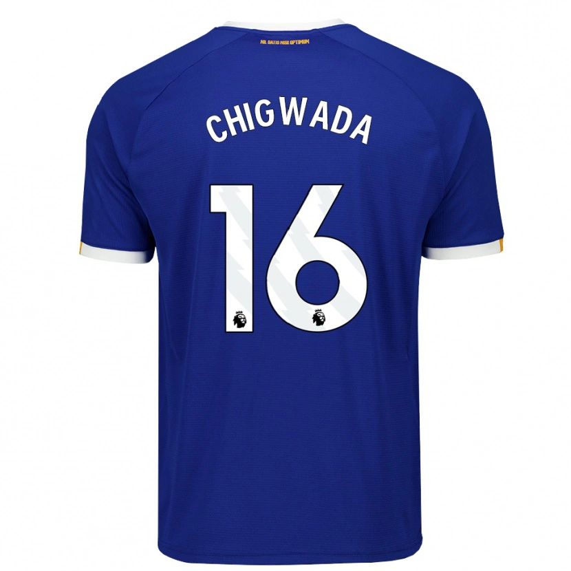 Danxen Criança Camisola Josh Chigwada #16 Azul Branco Amarelo Principal 2026/27 Camisa Brasil