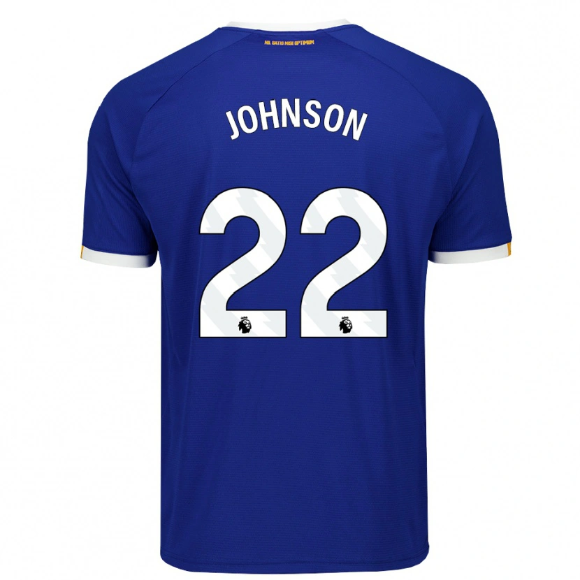 Danxen Criança Camisola Brennan Johnson #22 Azul Branco Amarelo Principal 2026/27 Camisa Brasil