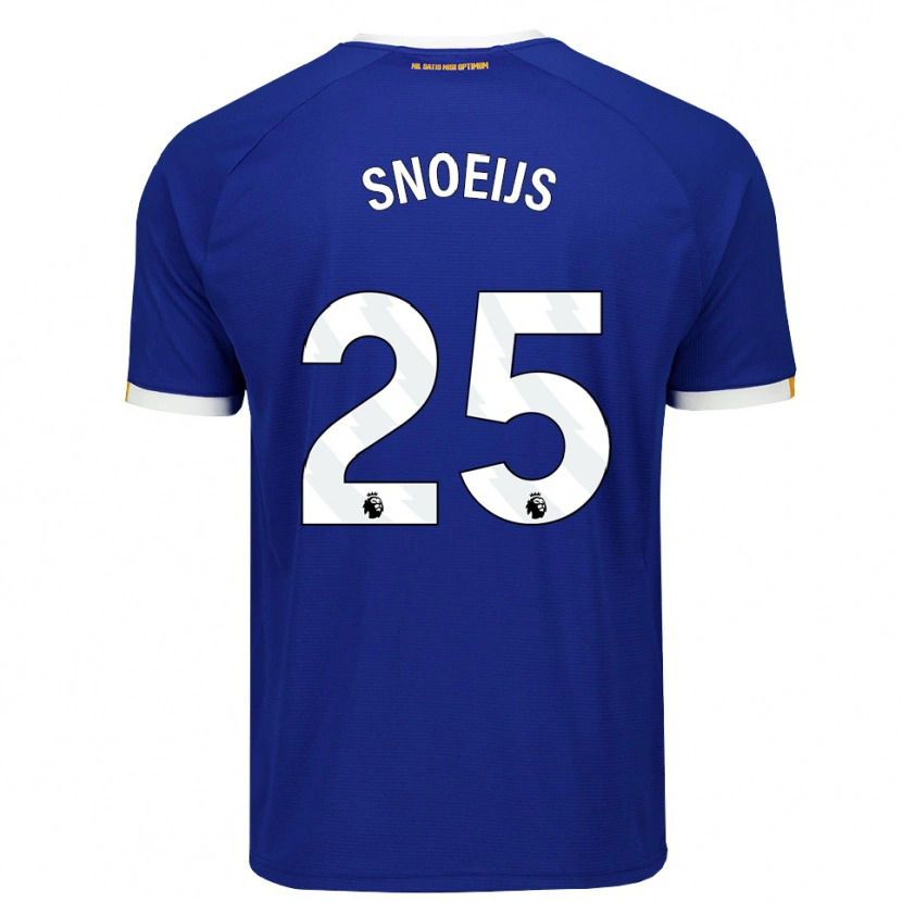 Danxen Criança Camisola Katja Snoeijs #25 Azul Branco Amarelo Principal 2026/27 Camisa Brasil