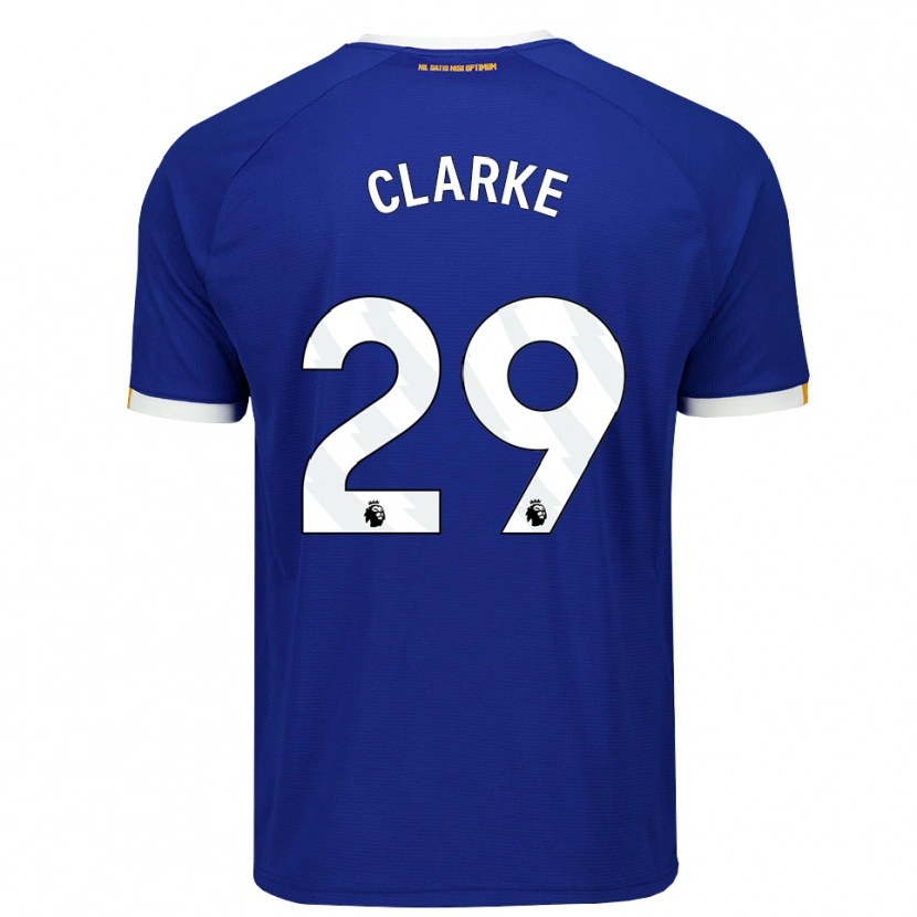 Danxen Criança Camisola Abbey Clarke #29 Azul Branco Amarelo Principal 2026/27 Camisa Brasil