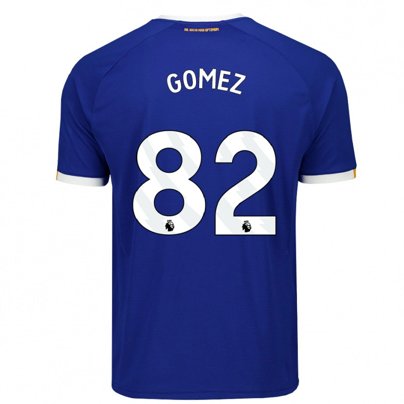 Danxen Criança Camisola Francis Gomez #82 Azul Branco Amarelo Principal 2026/27 Camisa Brasil
